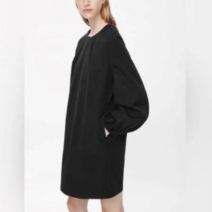 🆕 COS A-Line Dress with Voluminous Sleeves with gathered cuffs